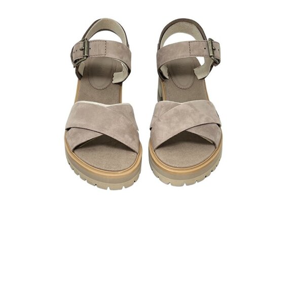 Timberland Womens Violet Marsh 2 Band Sandals, Taupe Nubuck, Size 10 - Picture 4 of 8